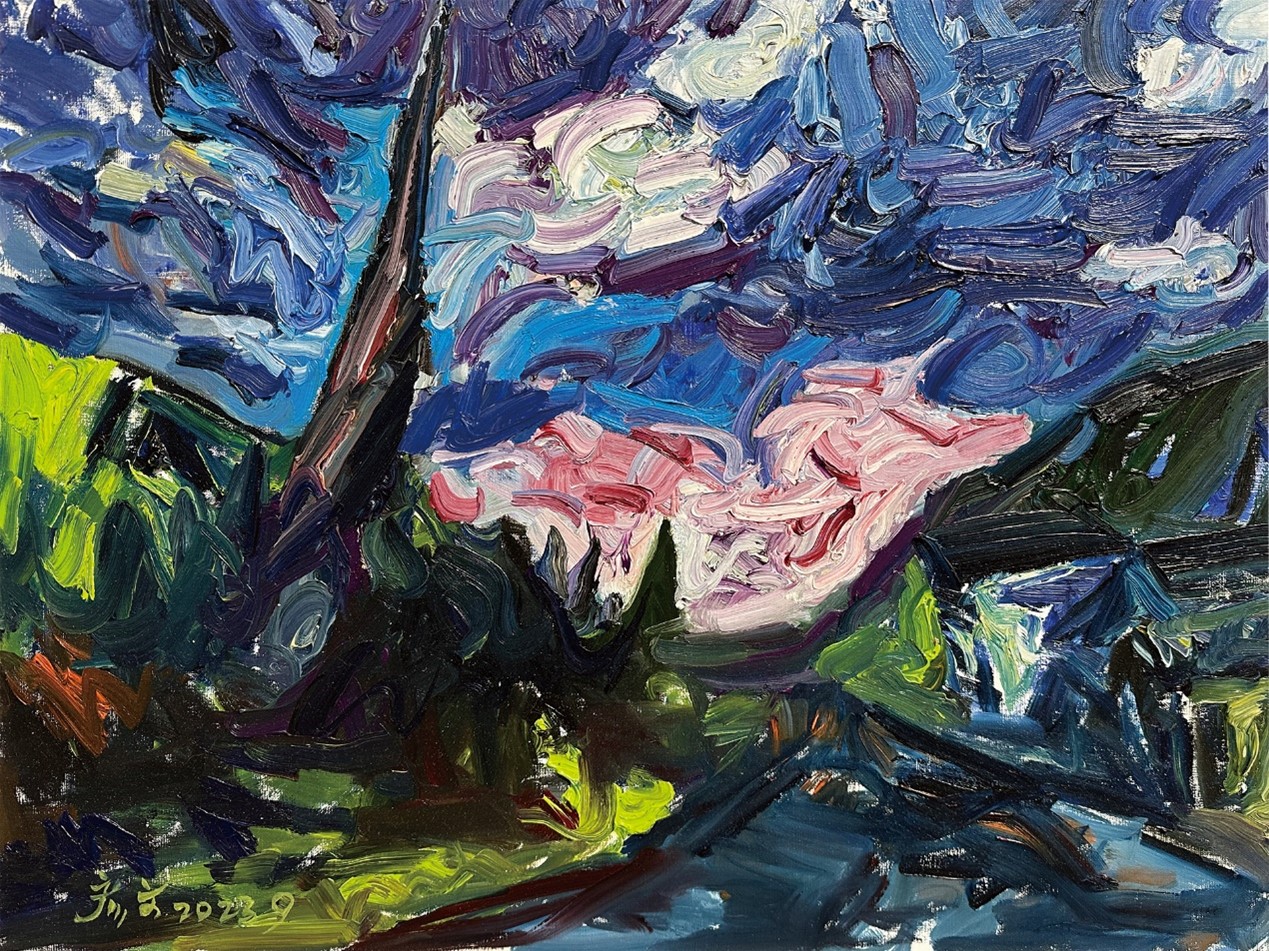 <h2>奥地利小教堂</h2><p>作者：王彦文</p><p>创作年代：2023年</p><p>规格：50cm×60cm</p><p>品类：油画</p>